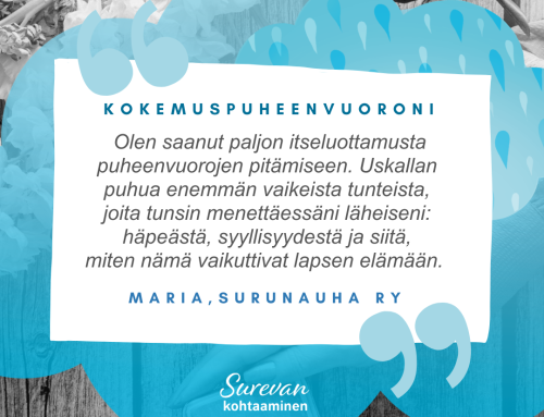 Uskallan olla entistä avoimempi kokemuksistani